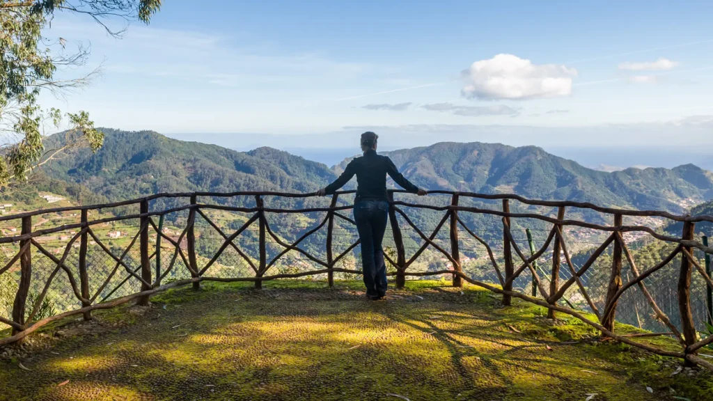Scenic view along the All Day Island Ride tour route on Madeira