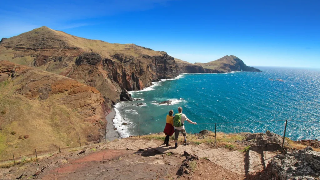 Couple at Ponta de São Lourenço Trail
